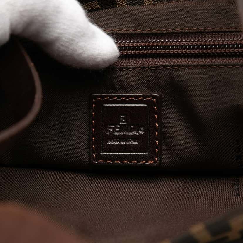 Fendi Zucca Canvas Tote Brown Canvas Very good condition - Box View