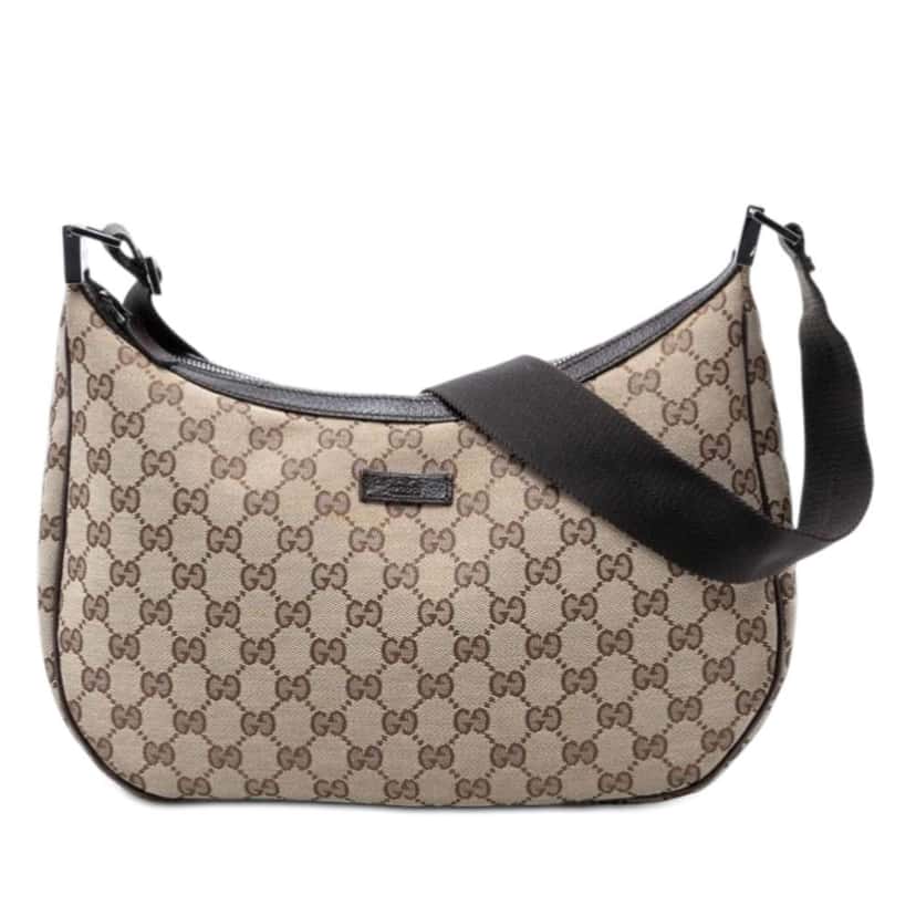 Gucci GG Canvas Crossbody Beige Canvas Very good condition - Front View