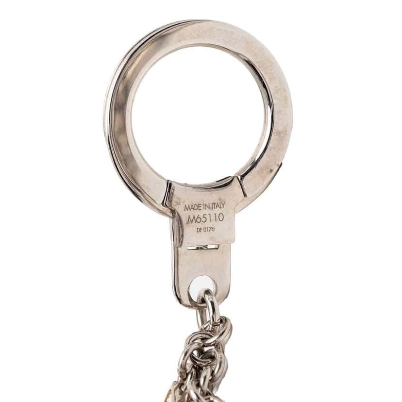 Louis Vuitton Plated Fleur D Epi Bag Charm Silver Brass Very good condition - Inside View
