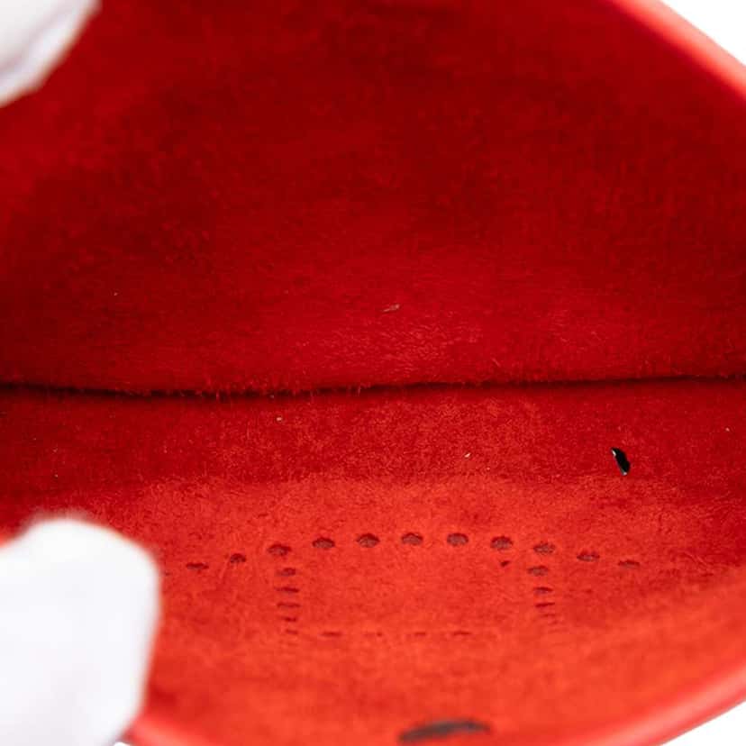 Hermès Clemence Evelyne I TPM Red Leather Very good condition - Model View