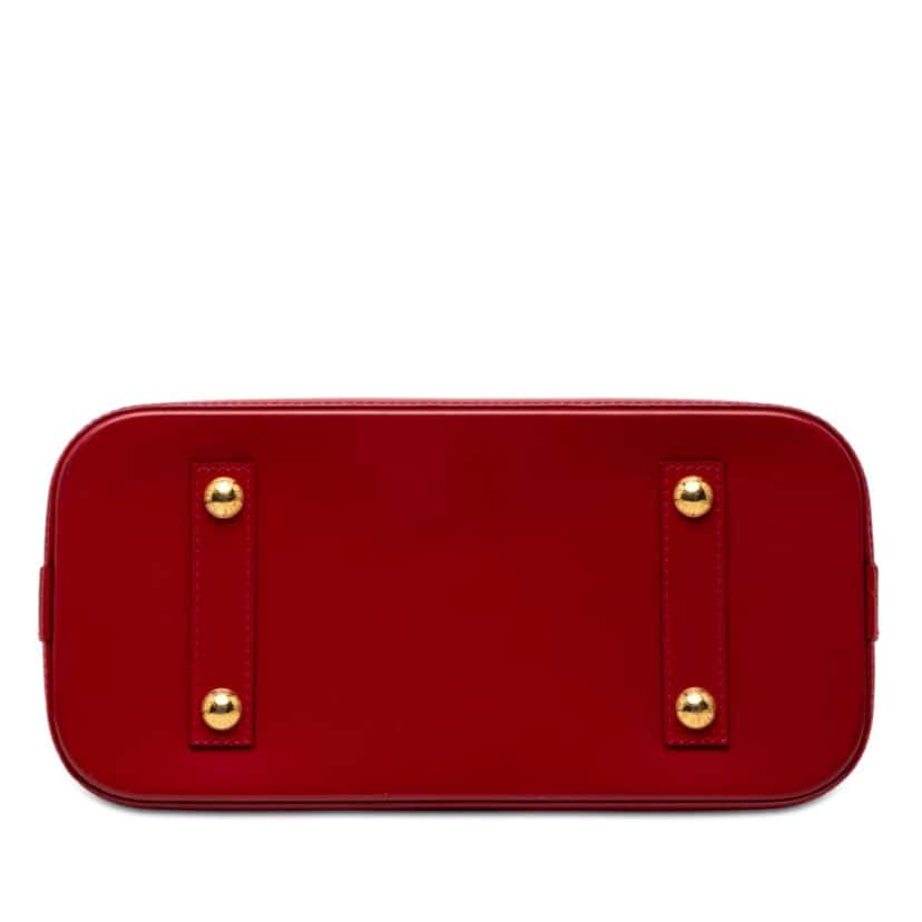 Louis Vuitton Monogram Vernis Alma PM Red Leather Very good condition - Inside View