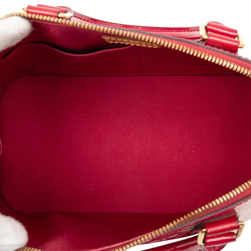 Louis Vuitton Monogram Vernis Alma PM Red Leather Very good condition - Model View