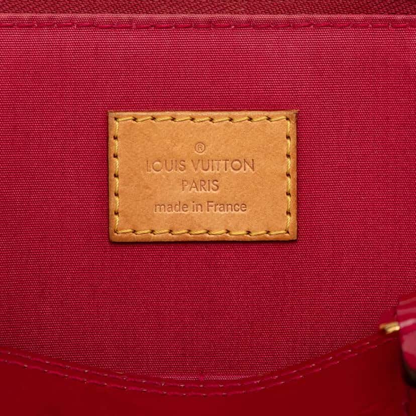 Louis Vuitton Monogram Vernis Alma PM Red Leather Very good condition - Box View