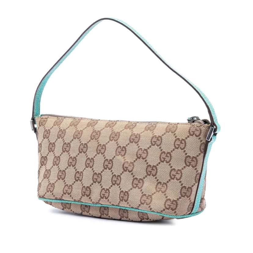 Gucci GG Canvas Boat Beige Canvas Very good condition - Back View