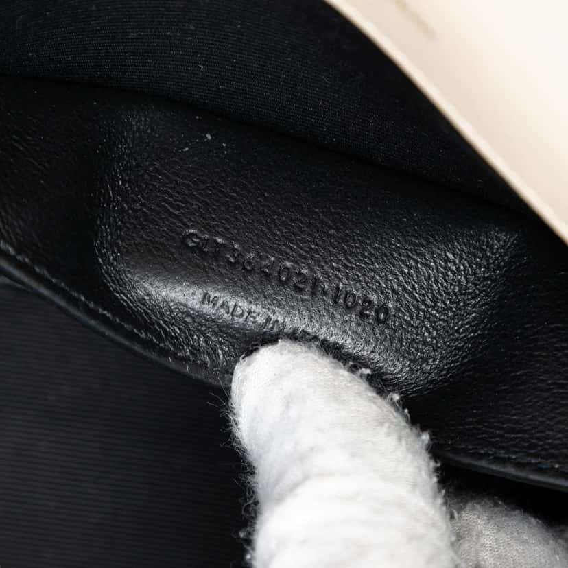 Saint Laurent Medium Embossed Nubuck Monogram Kate Crossbody Brown Leather Very good condition - Box View