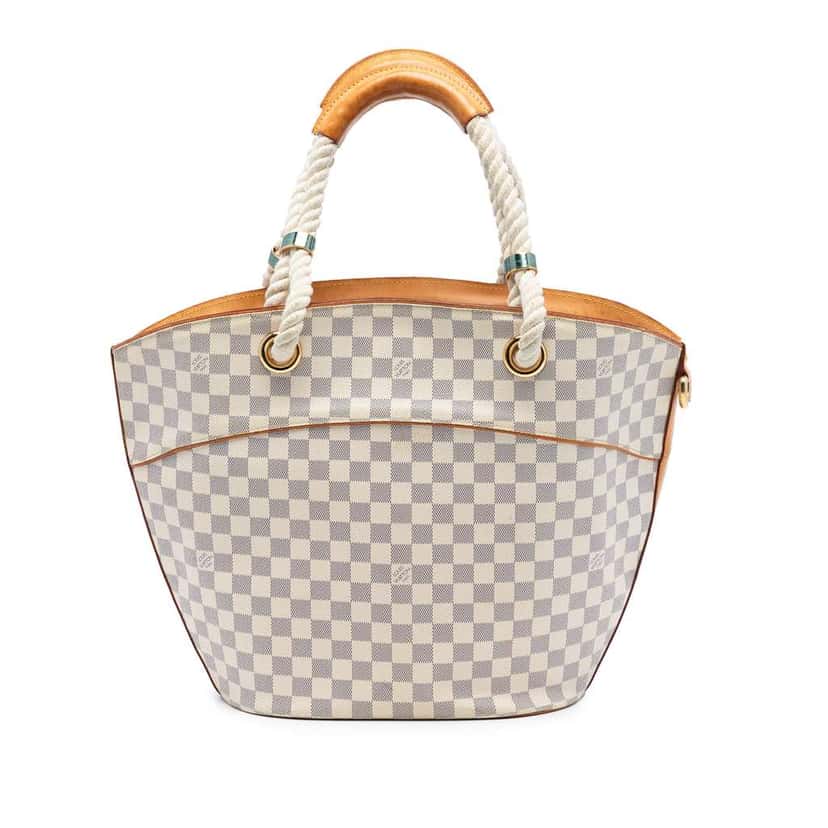 Louis Vuitton Damier Azur Pampelonne PM White Very good condition - Front View