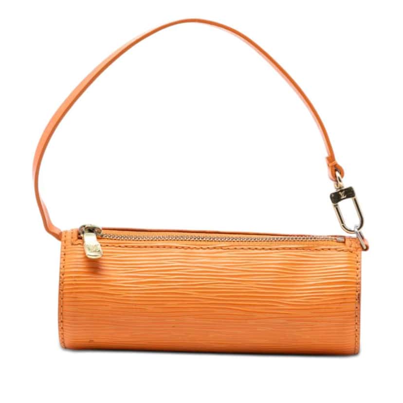 Louis Vuitton Epi Pochette Papillon Orange Leather Very good condition - Front View