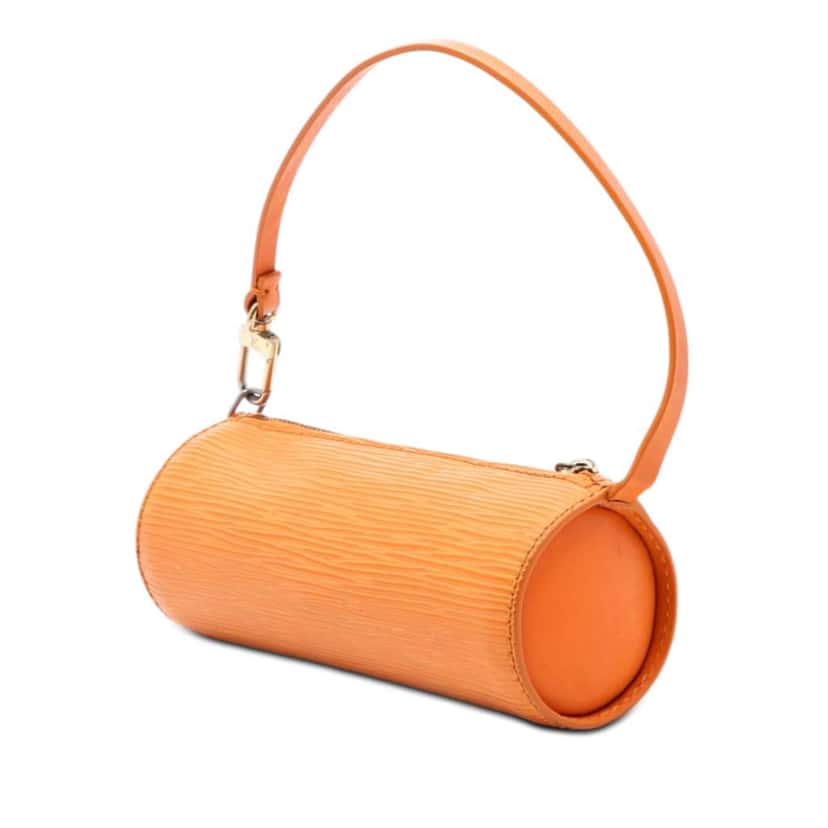 Louis Vuitton Epi Pochette Papillon Orange Leather Very good condition - Back View