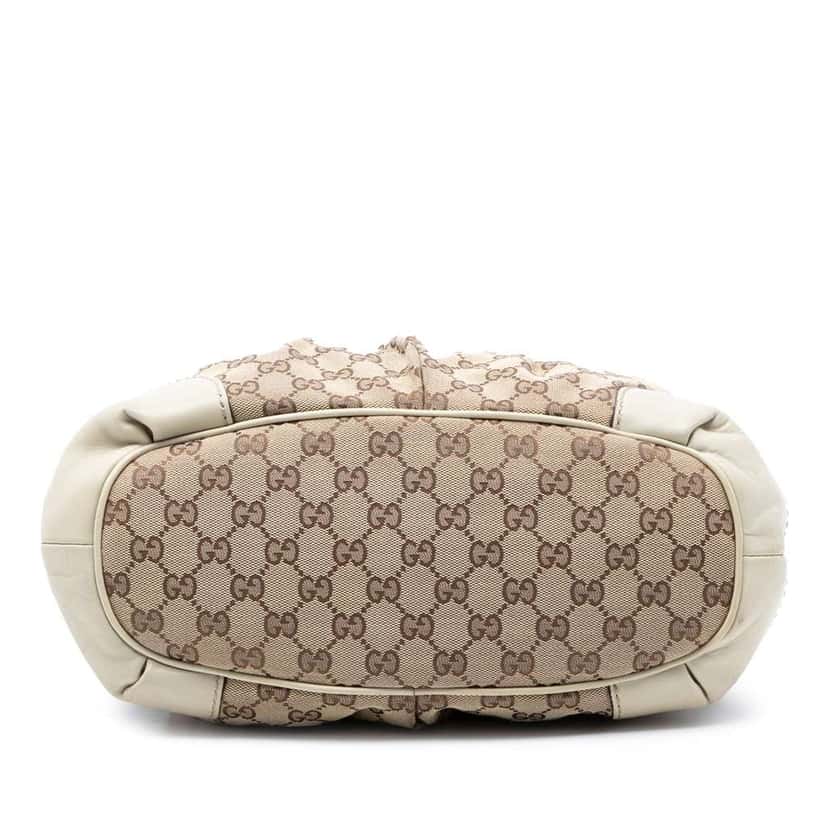 Gucci GG Canvas Sukey Satchel Beige Canvas Very good condition - Inside View