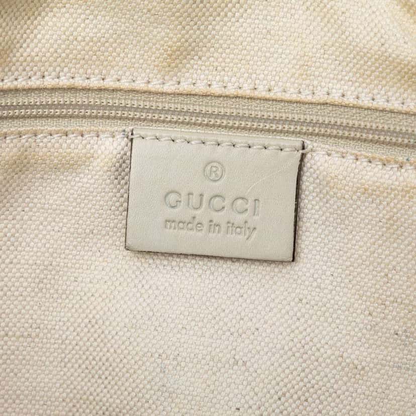 Gucci GG Canvas Sukey Satchel Beige Canvas Very good condition - Box View