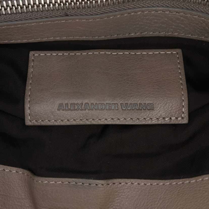 Alexander Wang Leather Fold Over Trunk Adele Clutch Brown Leather Very good condition - Box View