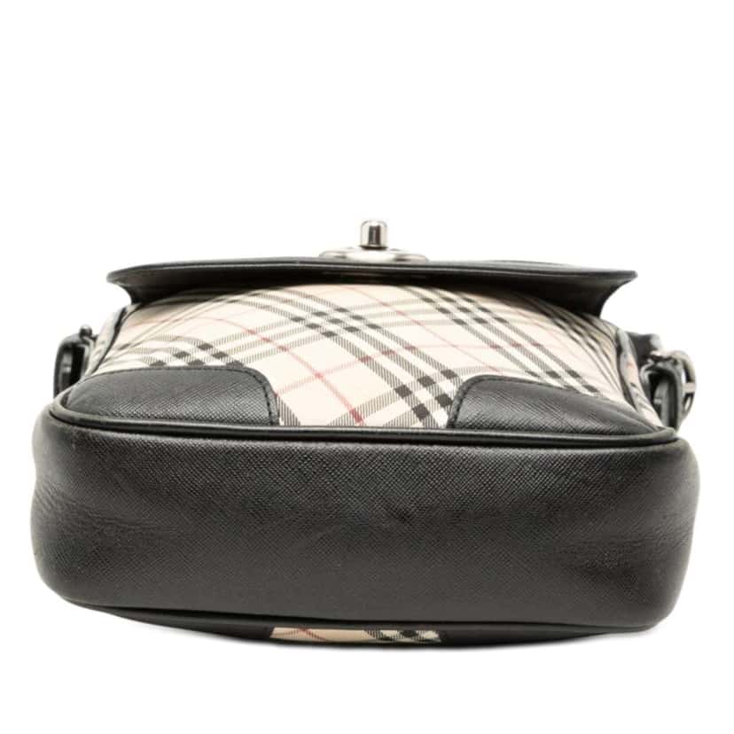 Burberry Nova Check Canvas Crossbody Beige Canvas Very good condition - Inside View