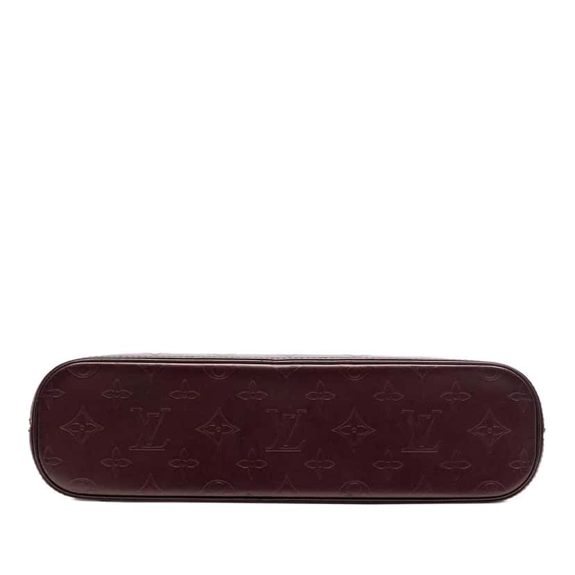 Louis Vuitton Monogram Mat Alston Red Leather Very good condition - Inside View