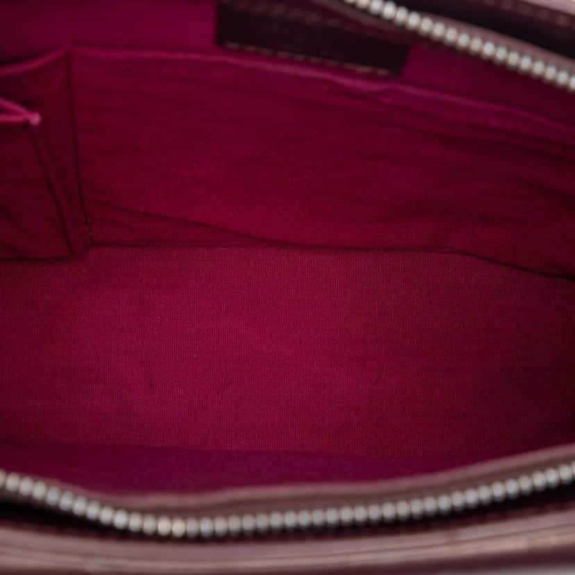 Louis Vuitton Monogram Mat Alston Red Leather Very good condition - Model View
