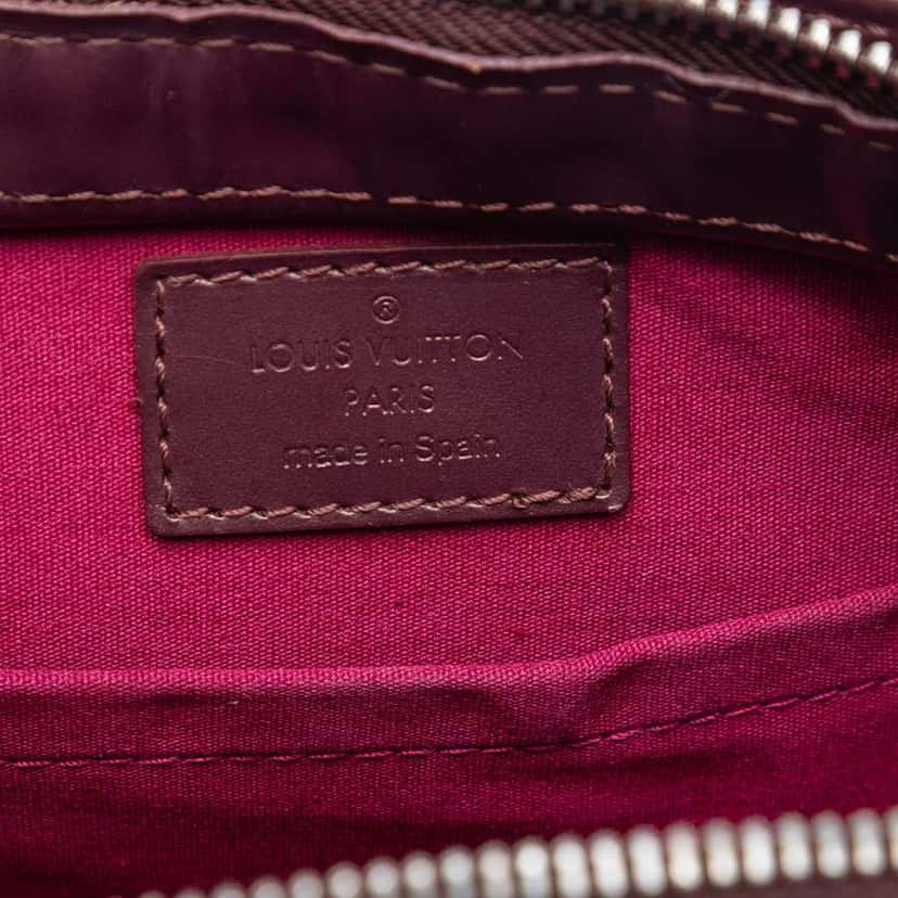 Louis Vuitton Monogram Mat Alston Red Leather Very good condition - Box View