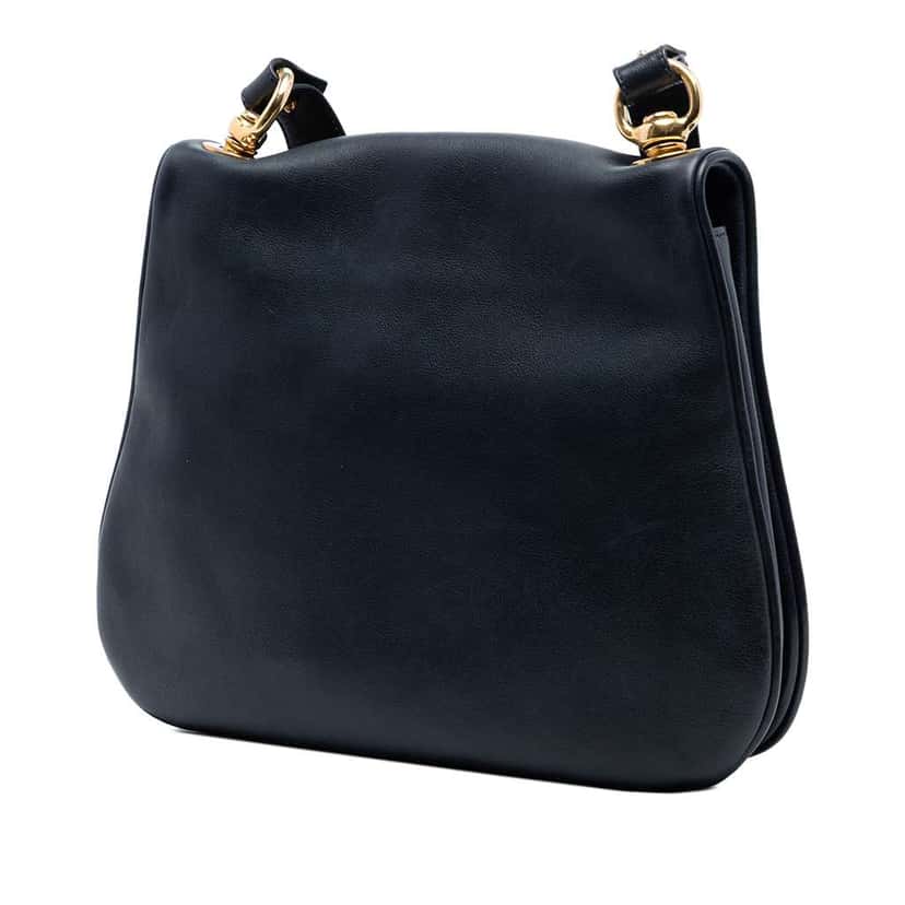 Gucci Medium Leather Blondie Crossbody Blue Leather Very good condition - Back View