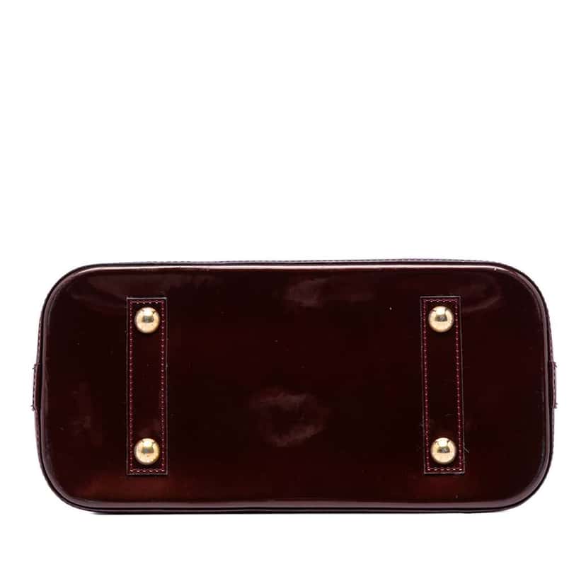 Louis Vuitton Monogram Vernis Alma PM Red Leather Very good condition - Inside View