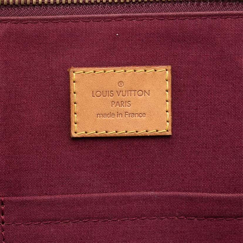 Louis Vuitton Monogram Vernis Alma PM Red Leather Very good condition - Box View