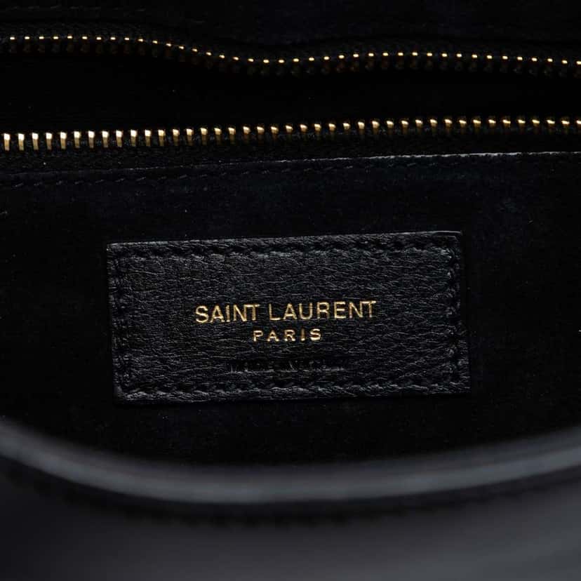 Saint Laurent Patent  Le 5 a 7 Black Leather Very good condition - Box View