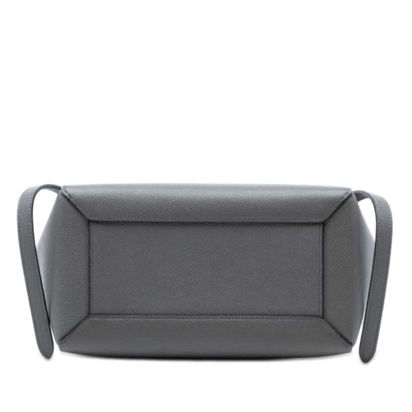 Celine Micro Grained Calfskin Belt Bag Grey Leather Very good condition - Inside View