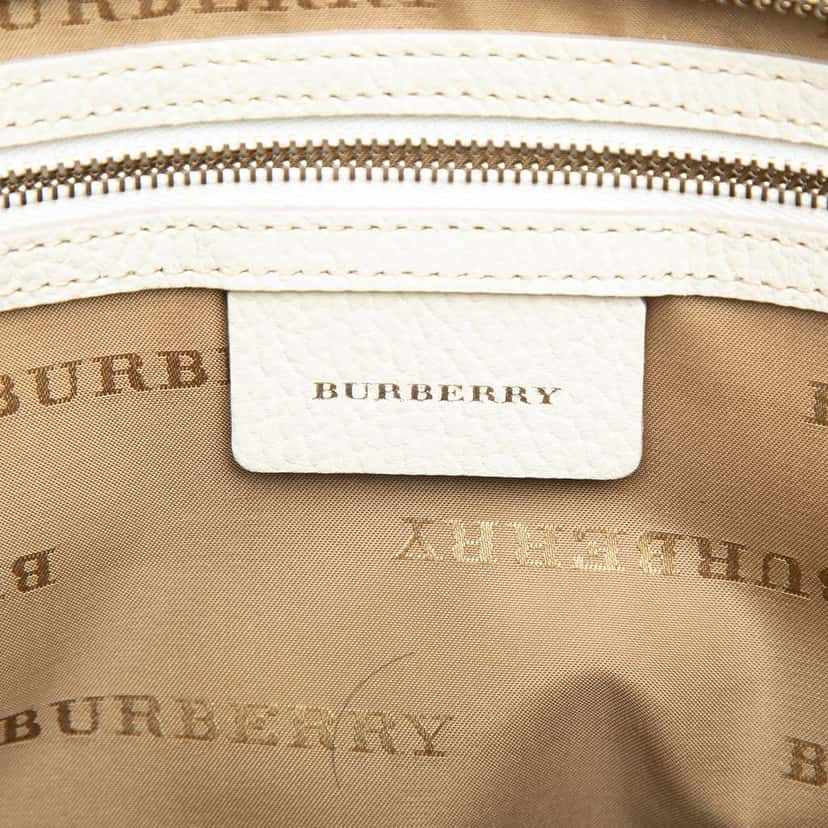 Burberry Nova Check Nylon Tote Beige Very good condition - Box View