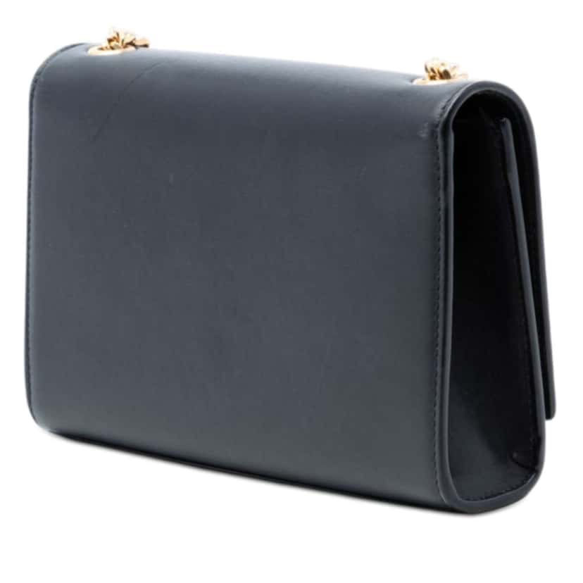 Saint Laurent Small Leather Monogram Kate Crossbody Black Leather Very good condition - Back View
