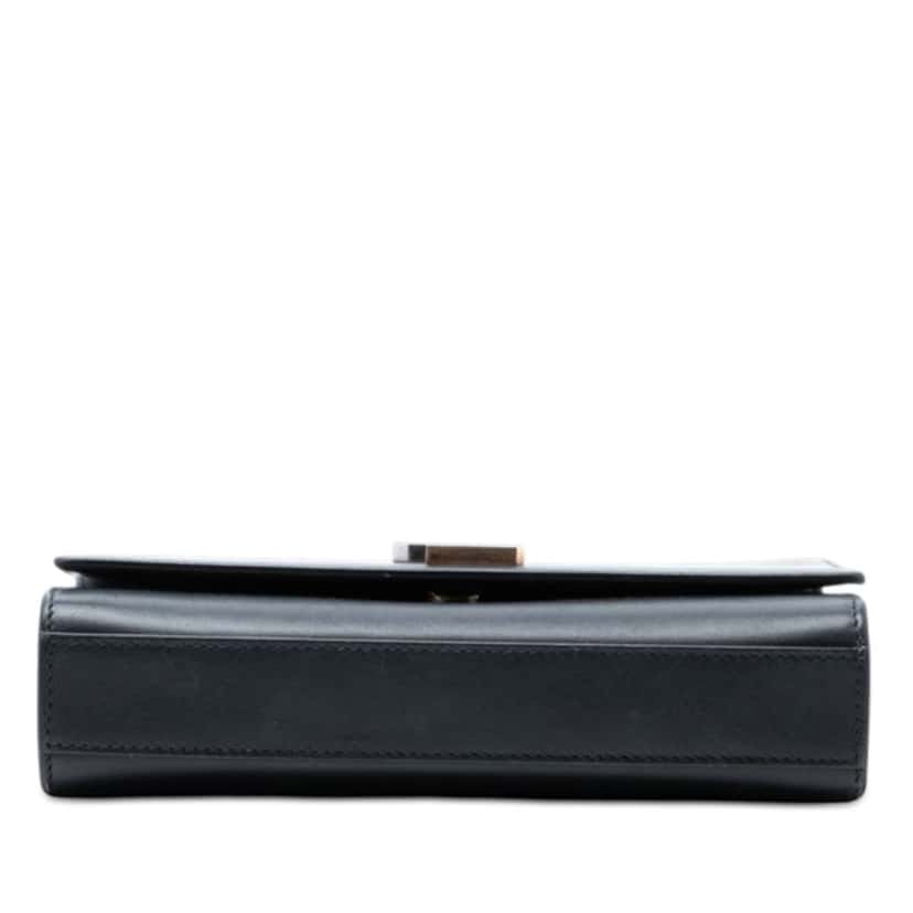 Saint Laurent Small Leather Monogram Kate Crossbody Black Leather Very good condition - Inside View