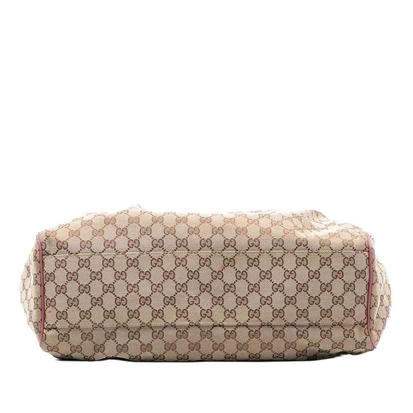 Gucci Large GG Canvas Sukey Tote Beige Canvas Very good condition - Inside View