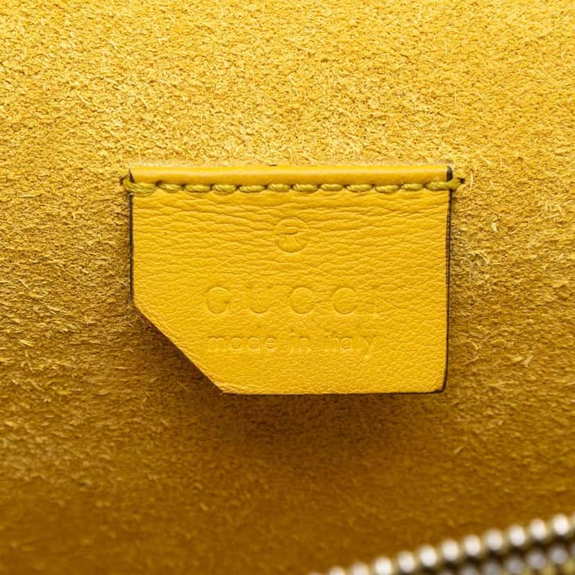 Gucci Medium GG Supreme Embroidered Crystal Bow Dionysus Shoulder Bag Beige Canvas Very good condition - Box View