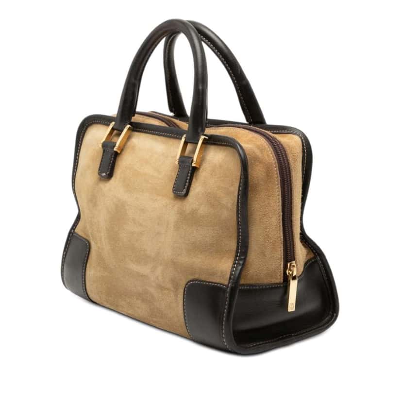 Loewe Suede Amazona 28 Brown Leather Good condition - Back View