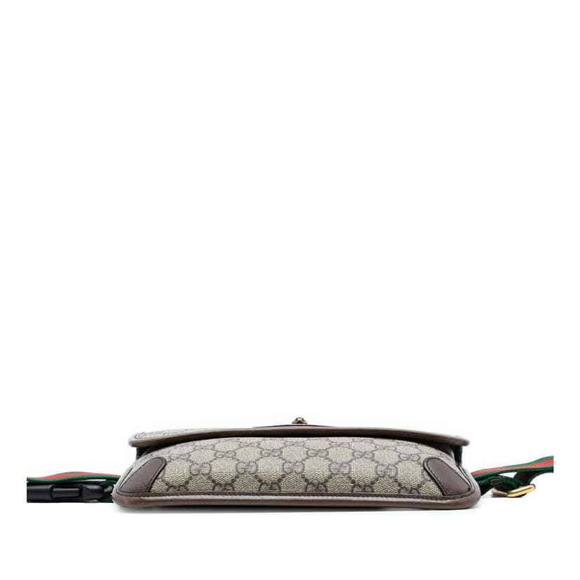 Gucci GG Supreme Web Neo Vintage Belt Bag Beige Very good condition - Inside View