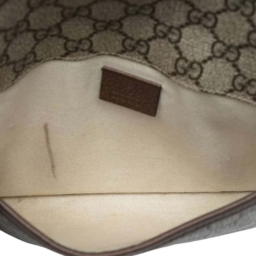 Gucci GG Supreme Web Neo Vintage Belt Bag Beige Very good condition - Model View