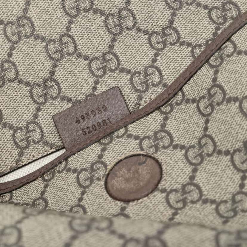 Gucci GG Supreme Web Neo Vintage Belt Bag Beige Very good condition - Box View