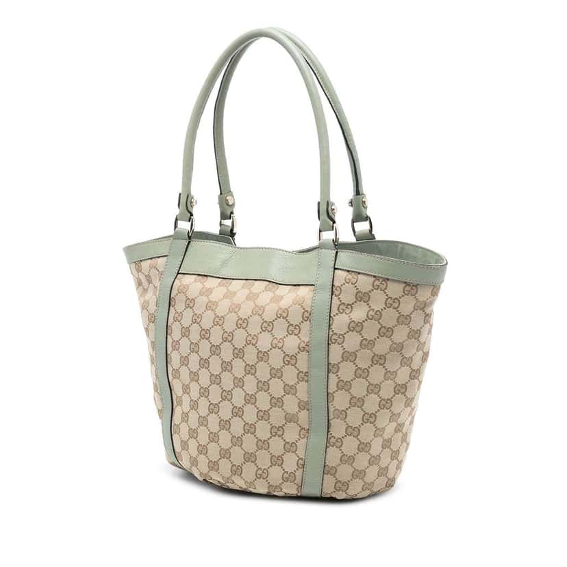 Gucci GG Canvas Abbey D Ring Tote Beige Very good condition - Back View