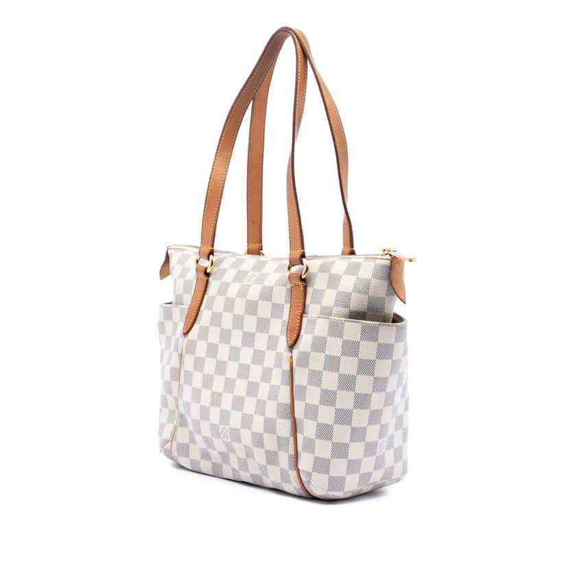 Louis Vuitton Damier Azur Totally PM White Very good condition - Back View