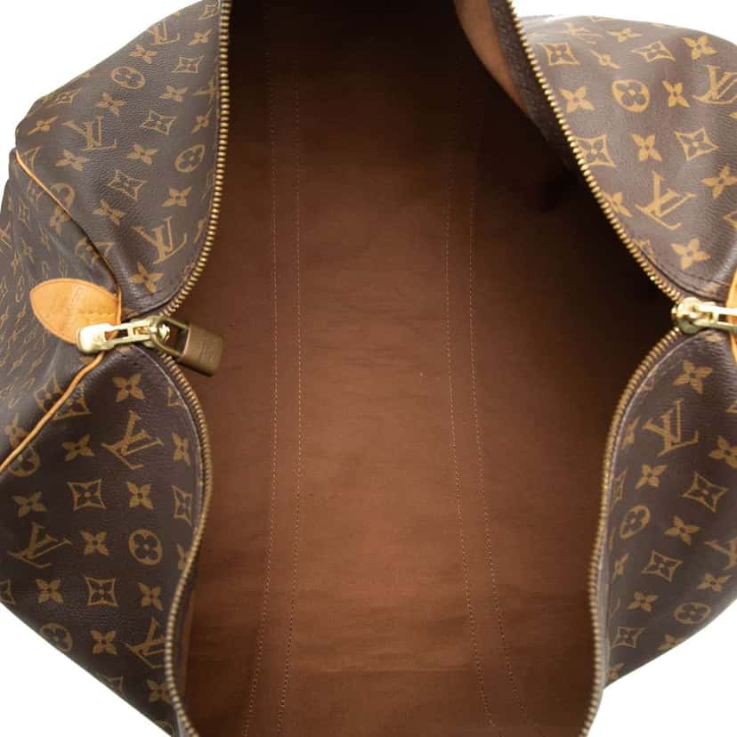 Louis Vuitton Monogram Keepall 55 Brown Good condition - Model View