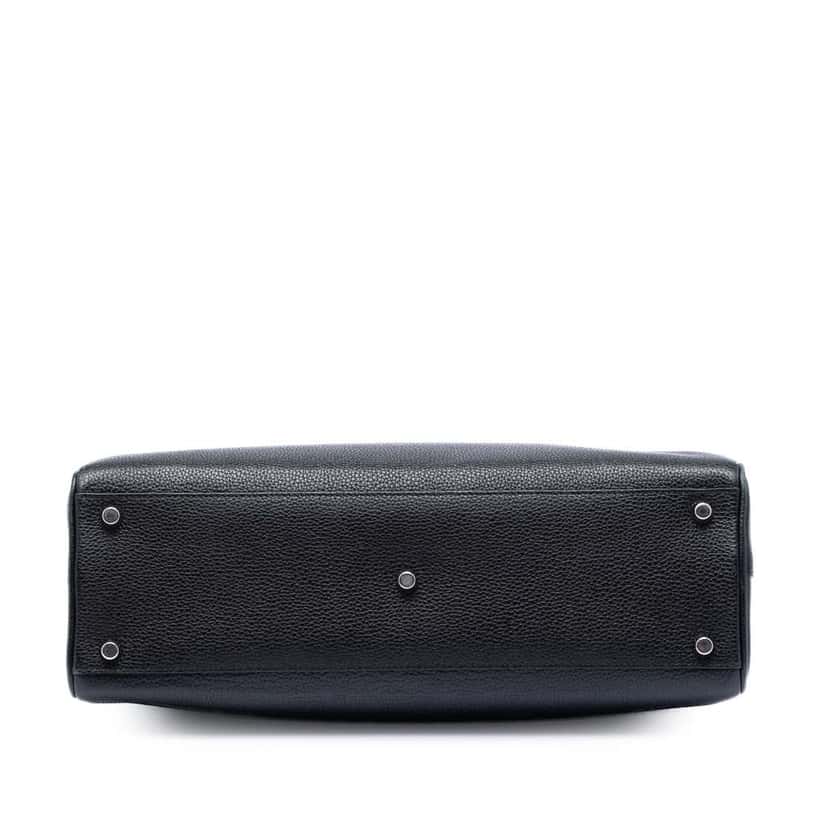 Gucci Medium Leather Zumi Top Handle Bag Black Leather Very good condition - Inside View