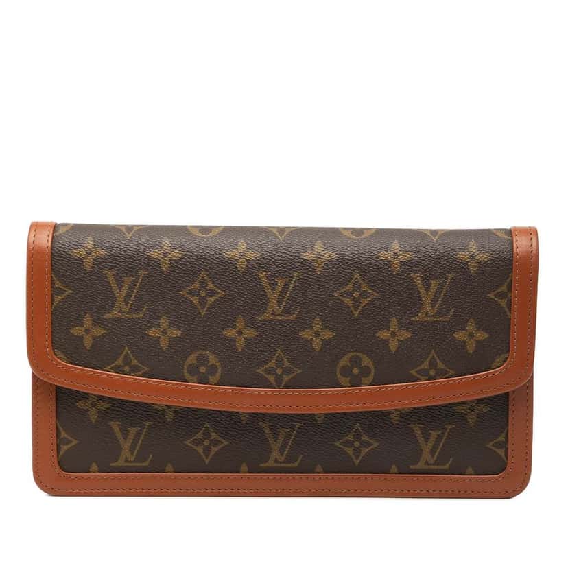 Louis Vuitton Monogram Pochette Dame PM Brown Very good condition - Front View