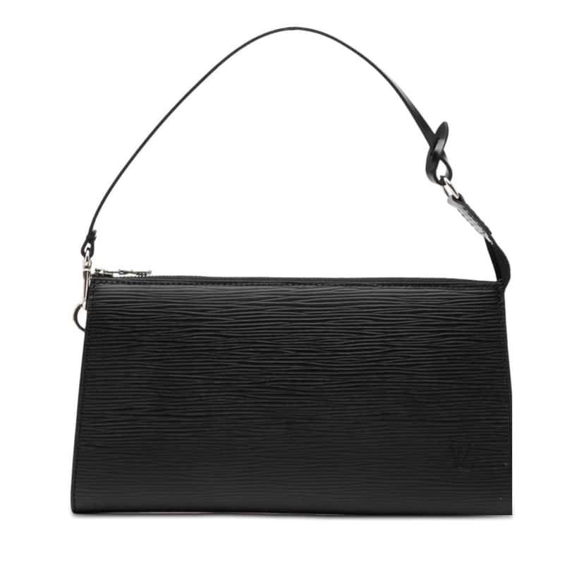 Louis Vuitton Epi Pochette Accessoires Black Leather Very good condition - Front View