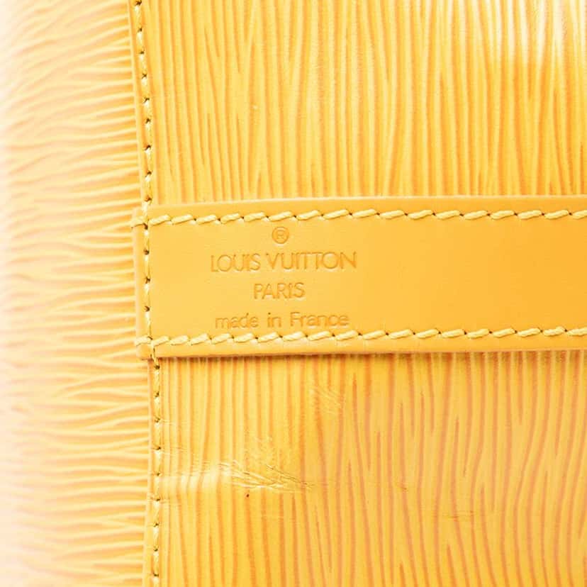 Louis Vuitton Epi Petit Noe Yellow Leather Very good condition - Box View