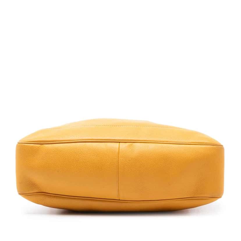 Gucci Calfskin Bamboo Diana Satchel Yellow Leather Very good condition - Inside View