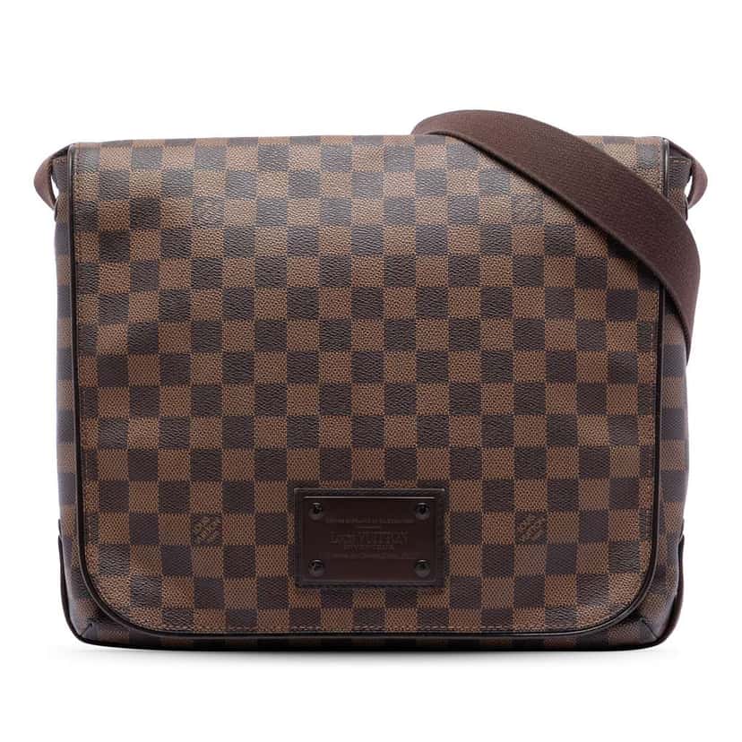 Louis Vuitton Damier Ebene Brooklyn MM Brown Very good condition - Front View