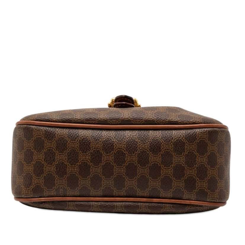 Celine Macadam Coated Canvas Crossbody Brown Canvas Very good condition - Inside View
