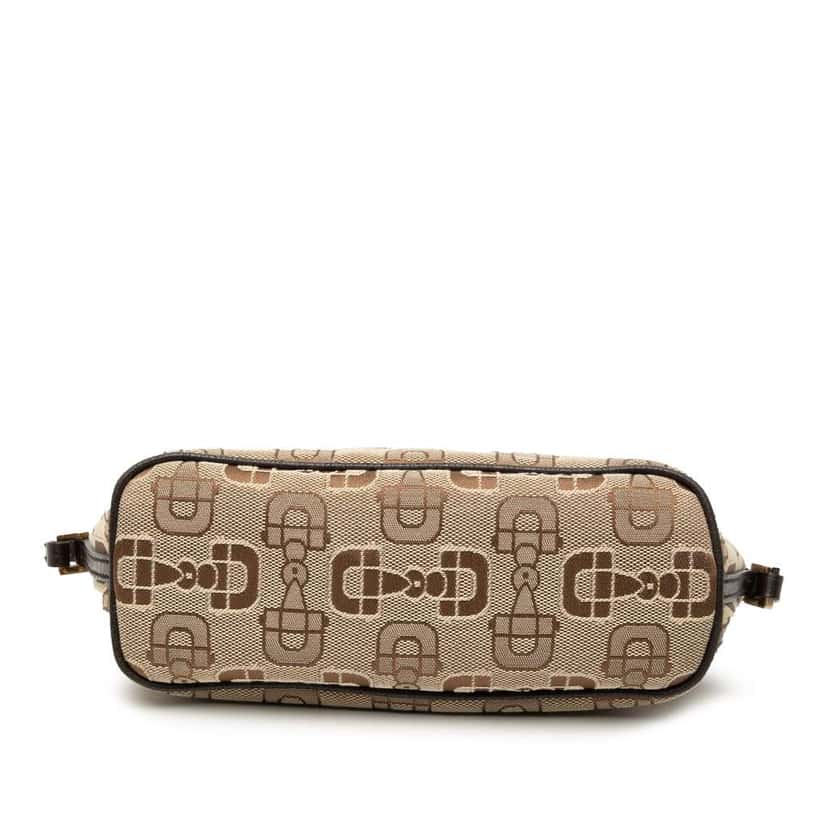 Gucci Printed Canvas Horsebit Boat Beige Canvas Very good condition - Inside View