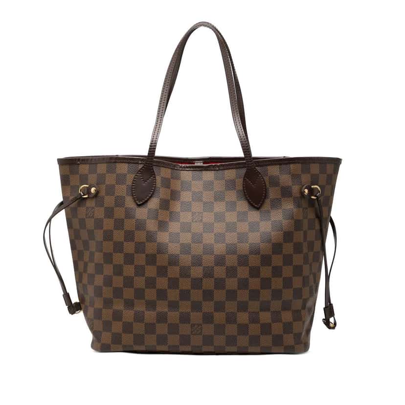 Louis Vuitton Damier Ebene Neverfull MM Brown Very good condition - Front View
