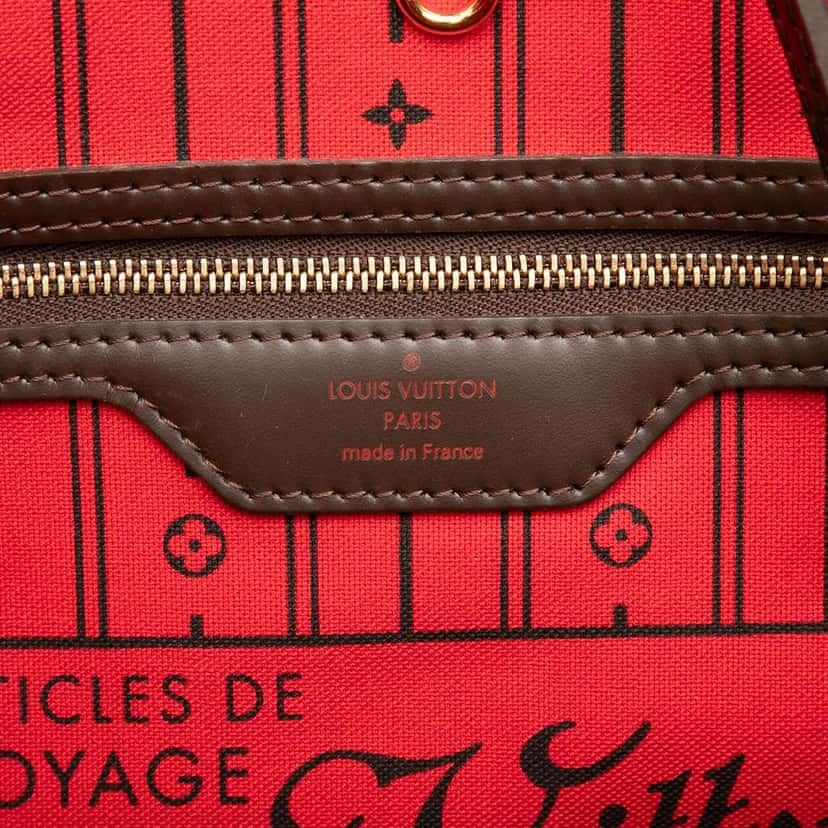 Louis Vuitton Damier Ebene Neverfull MM Brown Very good condition - Box View