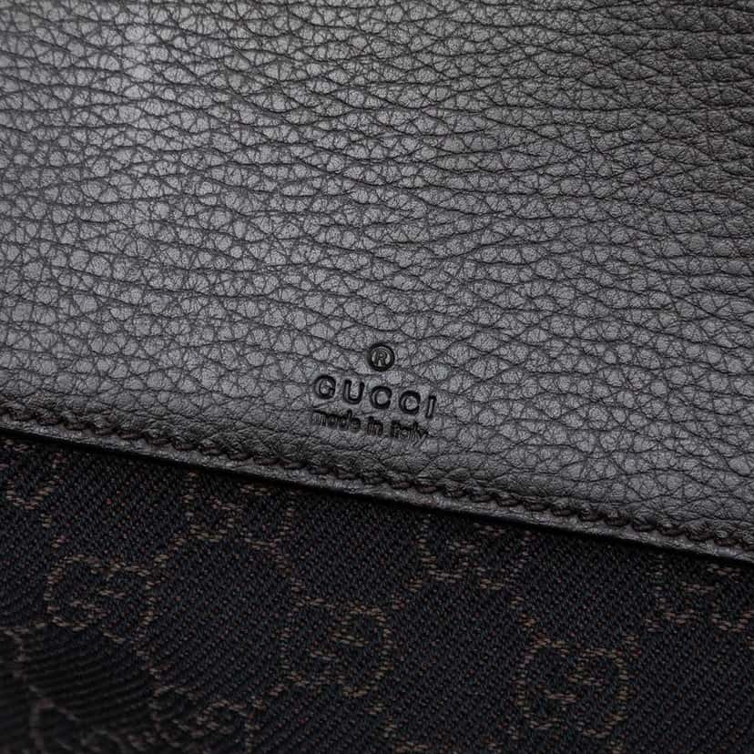Gucci GG Denim Tote Brown Denim Very good condition - Box View