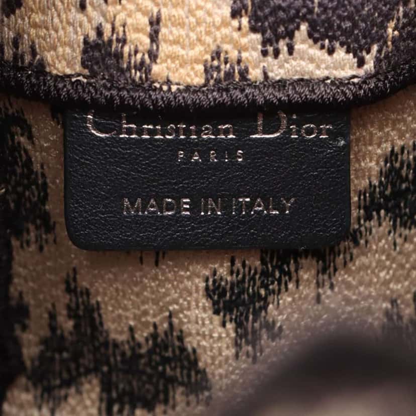 Dior Mizza Small Embroidered Canvas Leopard DiorCamp Messenger Bag Beige Canvas Very good condition - Model View