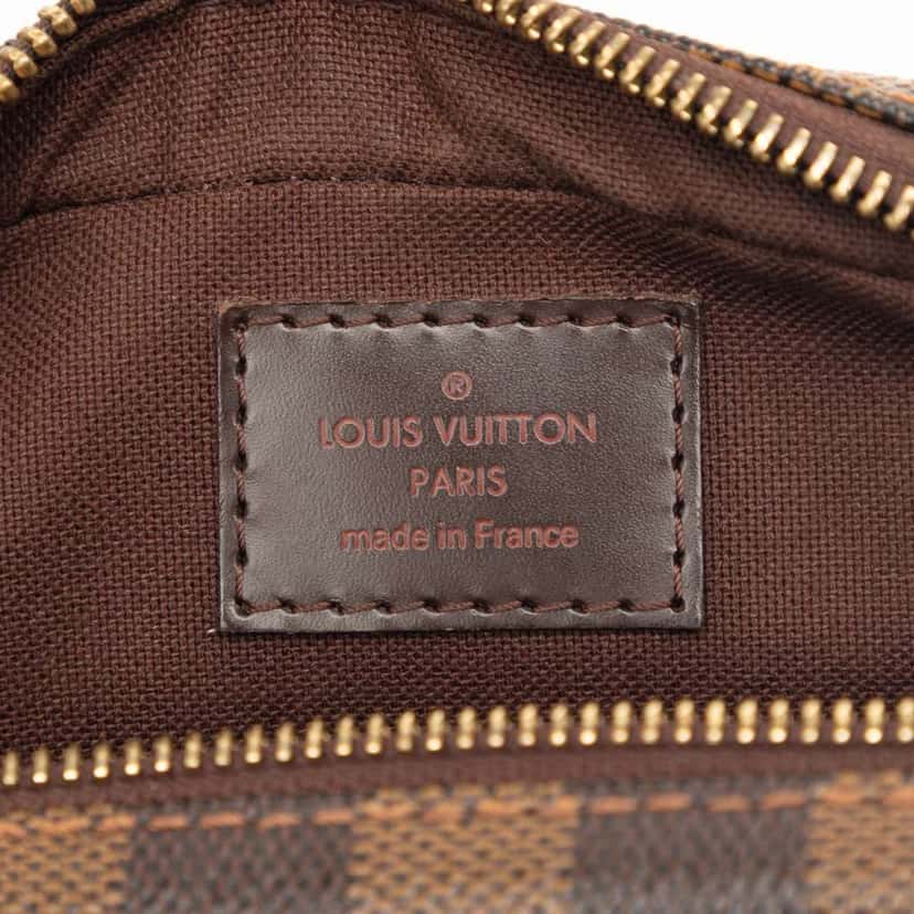Louis Vuitton Damier Ebene Pochette Billets Macao Brown Very good condition - Box View