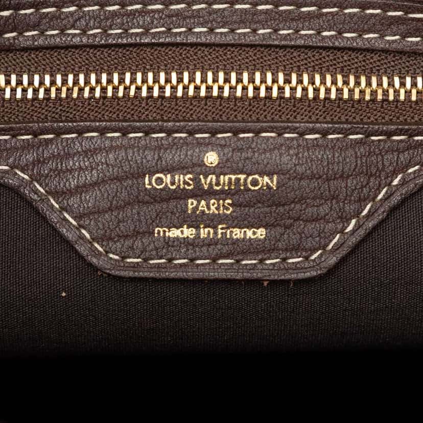 Louis Vuitton Monogram Mini Lin Bucket PM Brown Canvas Very good condition - Box View